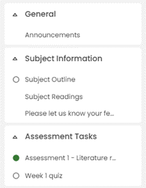 Moodle - Site Index - Activity Completion